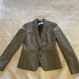 Banana republic suit, wool, light grey